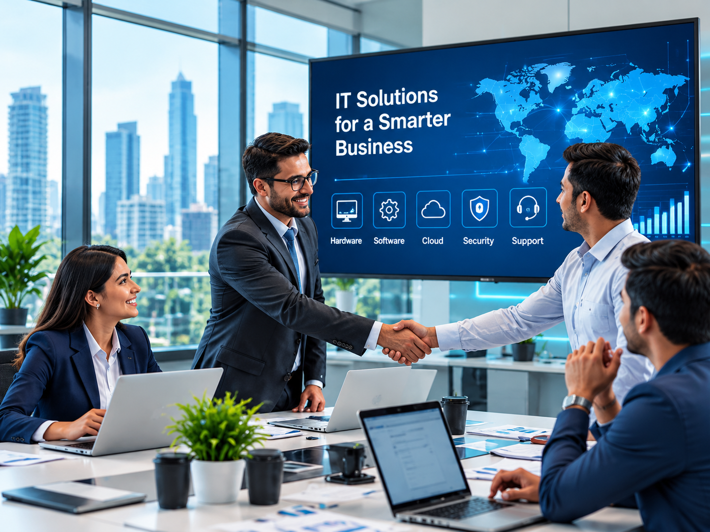 PKS Infocom IT business solutions team